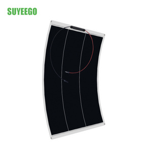 SUYEEGO 130w 150w 170w 230w All Black Flexible Solar Panels PV Modules Photovoltaic Solar Energy With Certificate factory direct