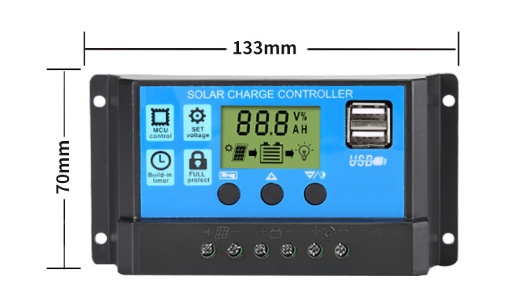 SUYEEGO solar charge controller pwm solar charge controller solar charge controller 100 amp