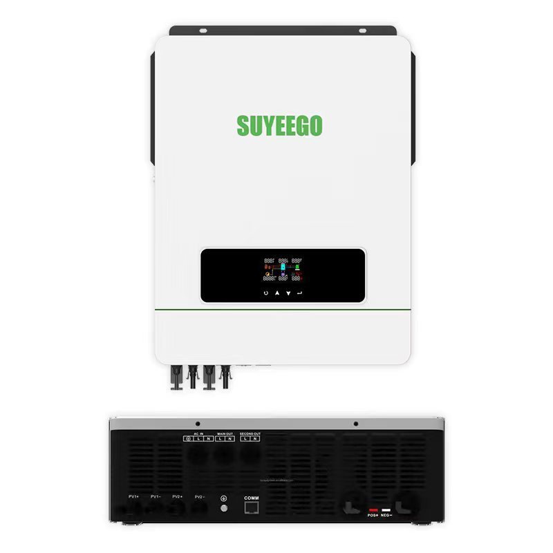 SUYEEGO Off-Grid 7KW 8KW 10KW hybrid Solar Inverter With Pure Sine Wave Inverter MPPT Solar Controllers Battery Charger