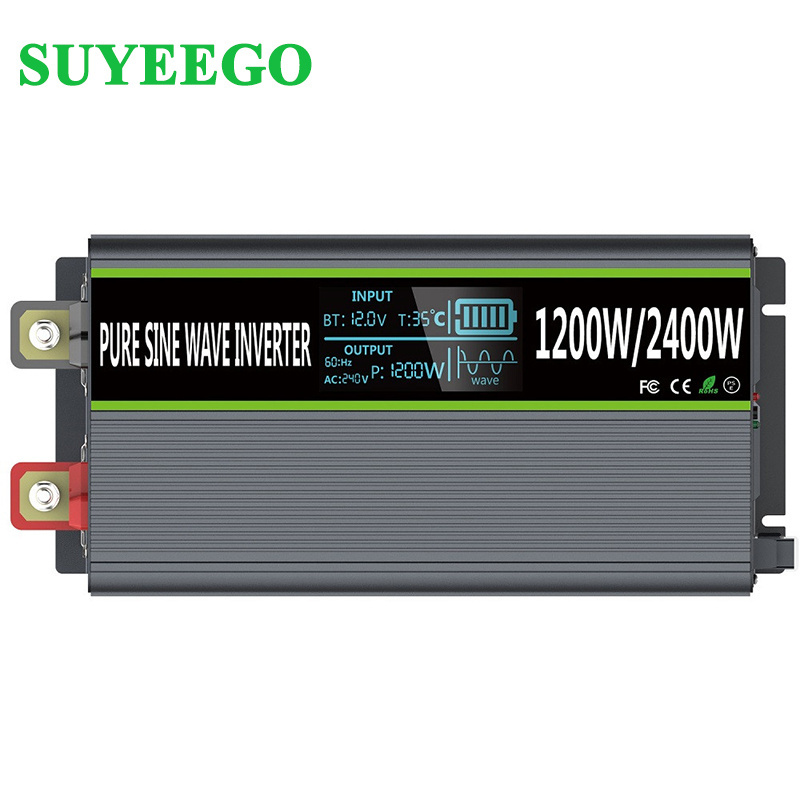 SUYEEGO  SYGG 2kw 3kw 500w 5kw 6kw power inverter without rechargeable input 24v output 220v for solar storage energy battery