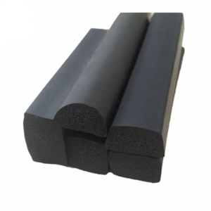 High quality rubber black epdm silicone seal foam weatherstrip foaming nbr sealing strip