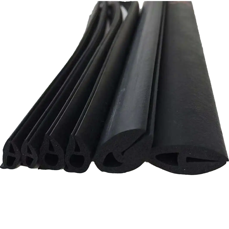 High quality rubber black epdm silicone seal foam weatherstrip foaming nbr sealing strip