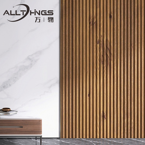 Wood Decking PVC Modern Waterproof WallPaper Grey wpc wall cladding Wall Panel decoration