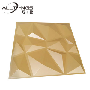 China Waterproof Modern wallpapers modern home decor 3D PVC Interior Wall Ceiling Panel living room 3d wallpaper sequin