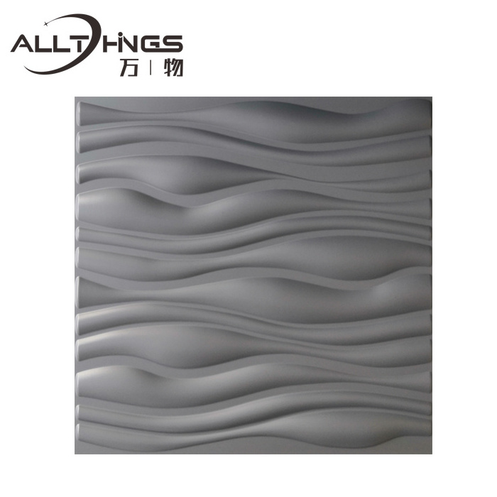 3D classic embossed design PVC wallpaper interior pvc wall panels for shopping mall decor