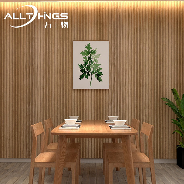 new grooved wood plastic bamboo fibre background decorative wood 3m building fluted 3D Other Boards wpc pvc wall panel interior