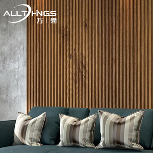 new grooved wood plastic bamboo fibre background decorative wood 3m building fluted 3D Other Boards wpc pvc wall panel interior