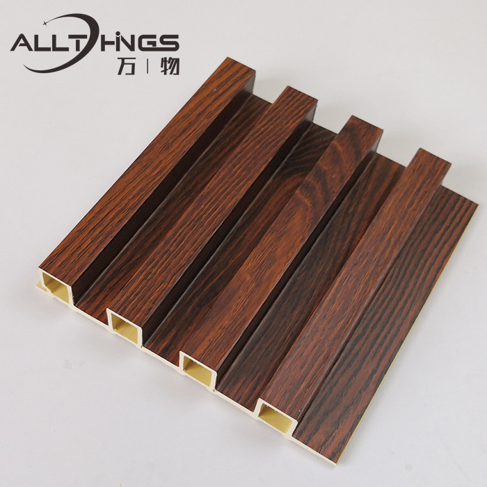 new grooved wood plastic bamboo fibre background decorative wood 3m building fluted 3D Other Boards wpc pvc wall panel interior