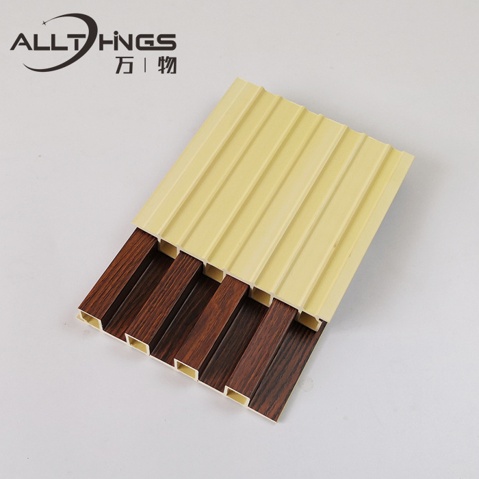 Great Wall Board decorative fluted wood plastic bamboo fibre grooved outdoor wainscoting wooden indoor wpc wall panel