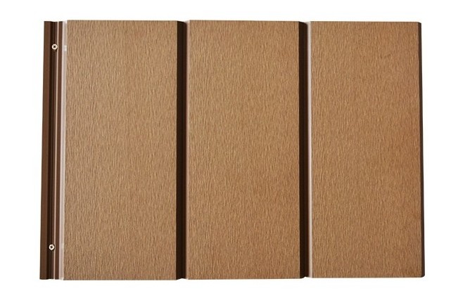 Mixed color wood plastic wood pyeonbaeg walls material waterproof wpc outdoor garage wall panel