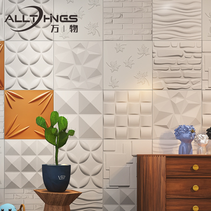 China supplier PVC hotel/office wall panel decor PVC waterproof 3d wall/ceiling wallpaper panel