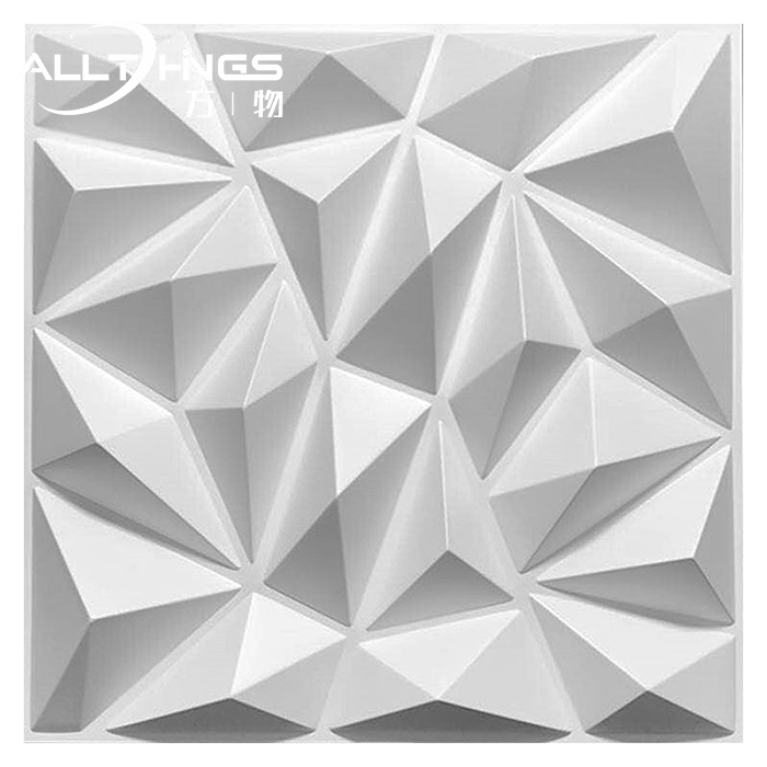 Interior decoration art geometric abstract decorate design 3d textured PVC wallpaper