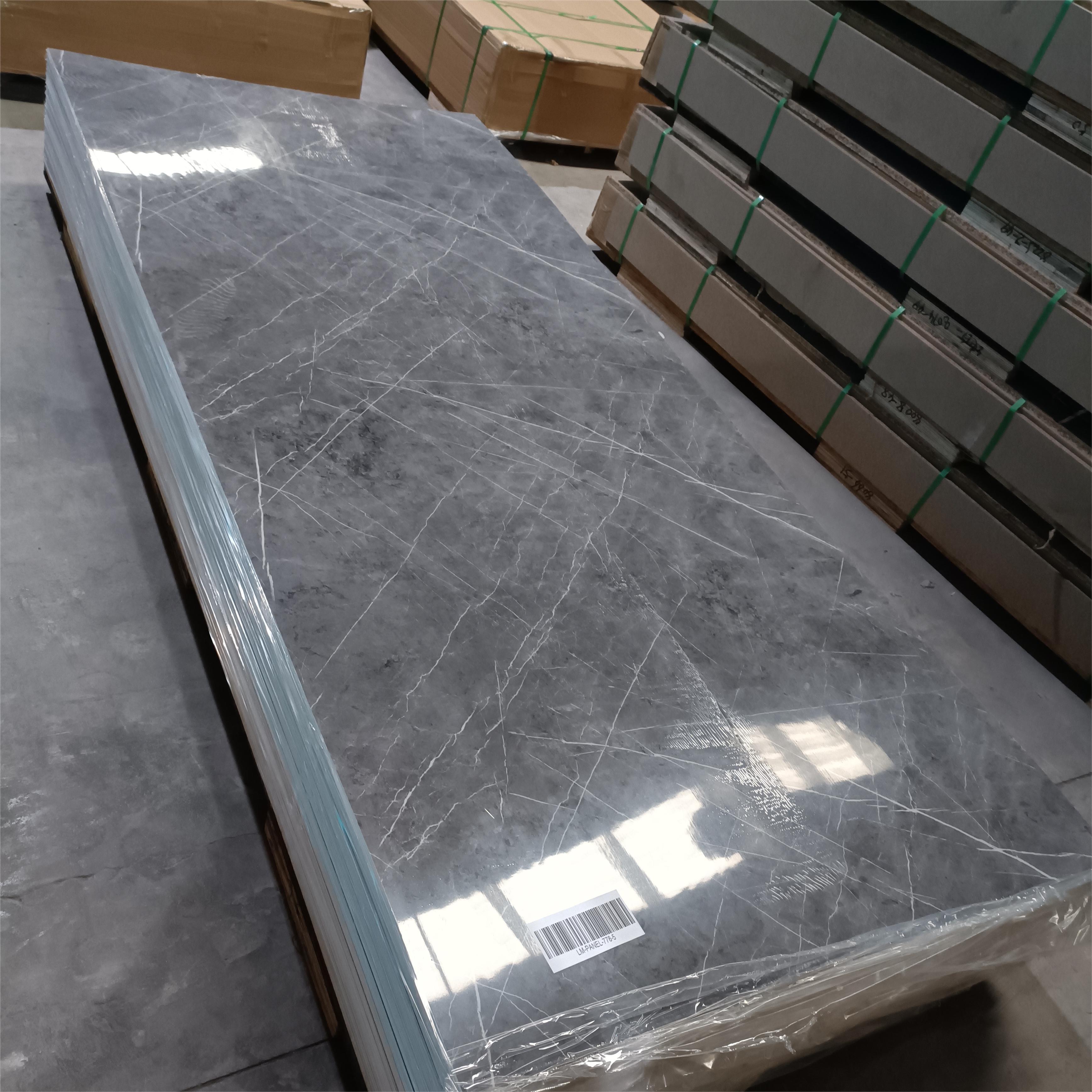 Factory direct sale uv marble pvc wall panels pvc cladding boards for TV background decoration