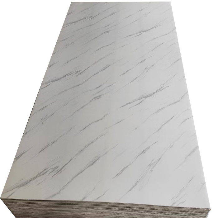 New design wall decorative panels uv coating pvc marble sheet interior decoration pvc wall panel