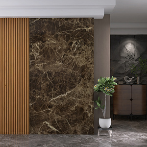 High gloss Background UV decoration PVC supplier faux marble price indoor wall luxuriant wall panel decoration