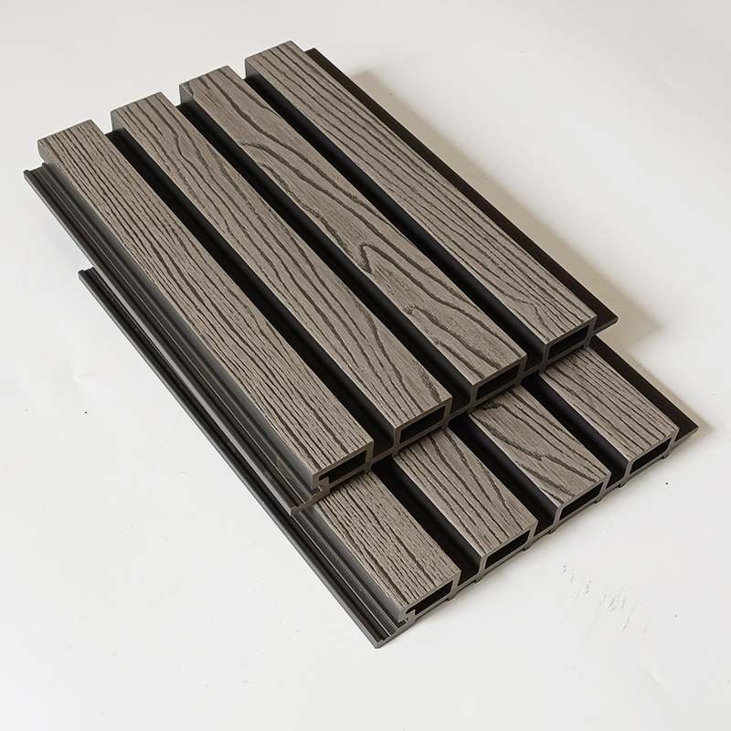 3D Wood Plastic Composite Decking Solid Floor, Outdoor Decking Flooring Wpc Wood Decking