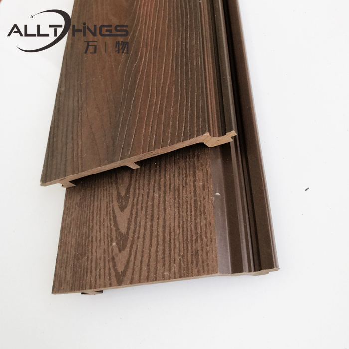 148*21mm garage wall Mixed color wood plastic wood pyeonbaeg panel waterproof wpc outdoor walls material