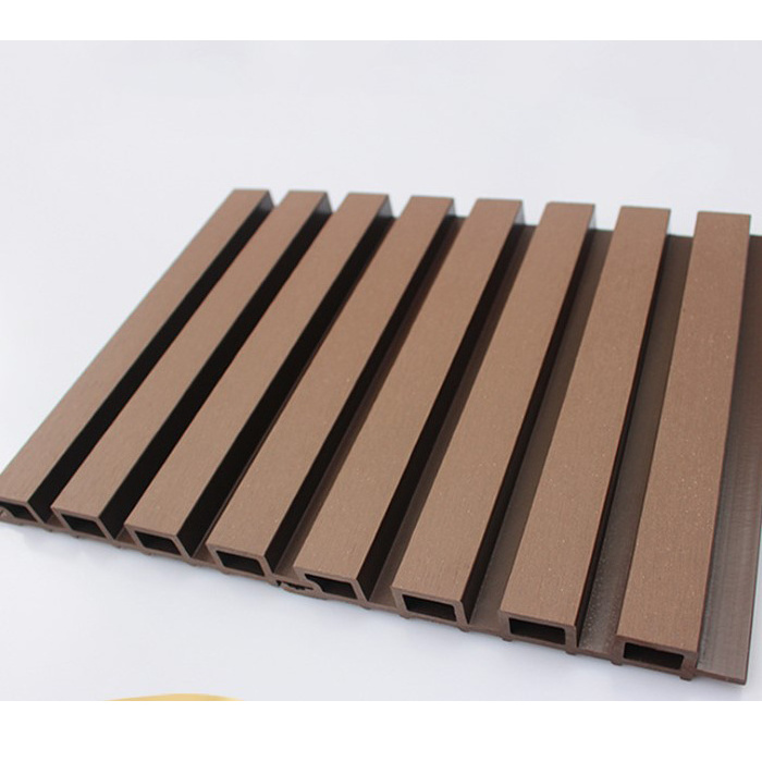 Saudi Arabia Grille decorative design moulding wooden plastic siding fluted panels outdoor wpc exterior wall cladding