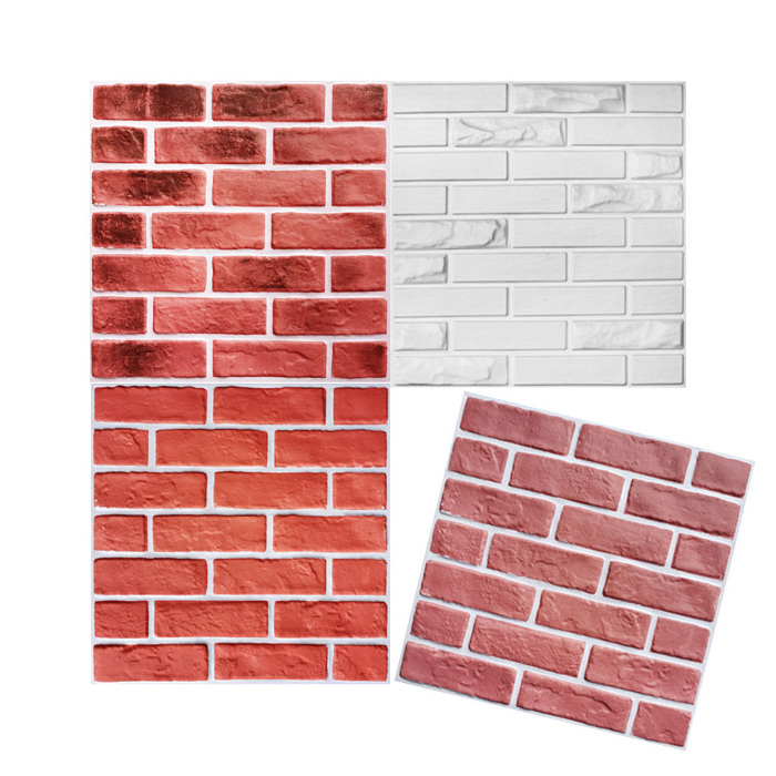 Indoor Modern Waterproof Interior Wall Panel Pvc Brick 3d Wallpapers for Walls Home Decoration Geometric Model Design 5 Years