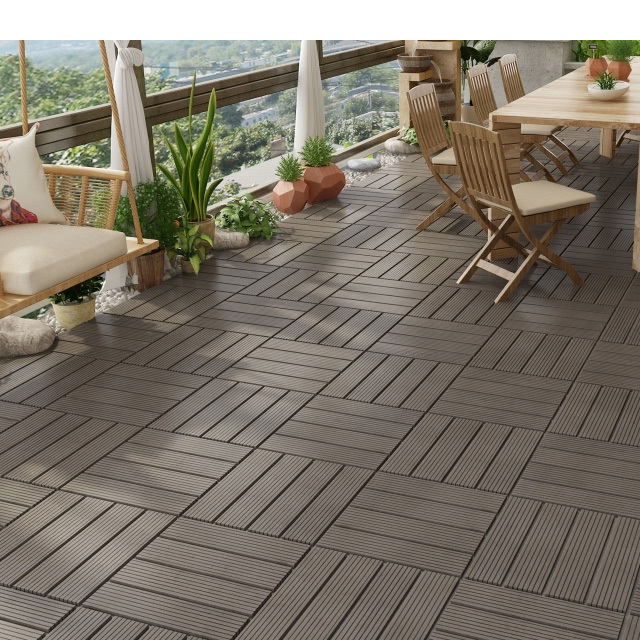 TAP & GO 2020 Greenzone gray wood floor water resistant outdoor wpc composite decking boards