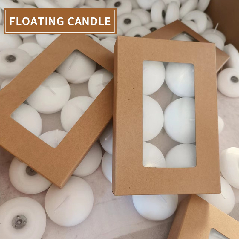 Hot Selling Factory Direct Tea Wax Smokeless Romantic Floating Wax Hotel Romantic Incense Candles Floating Candle