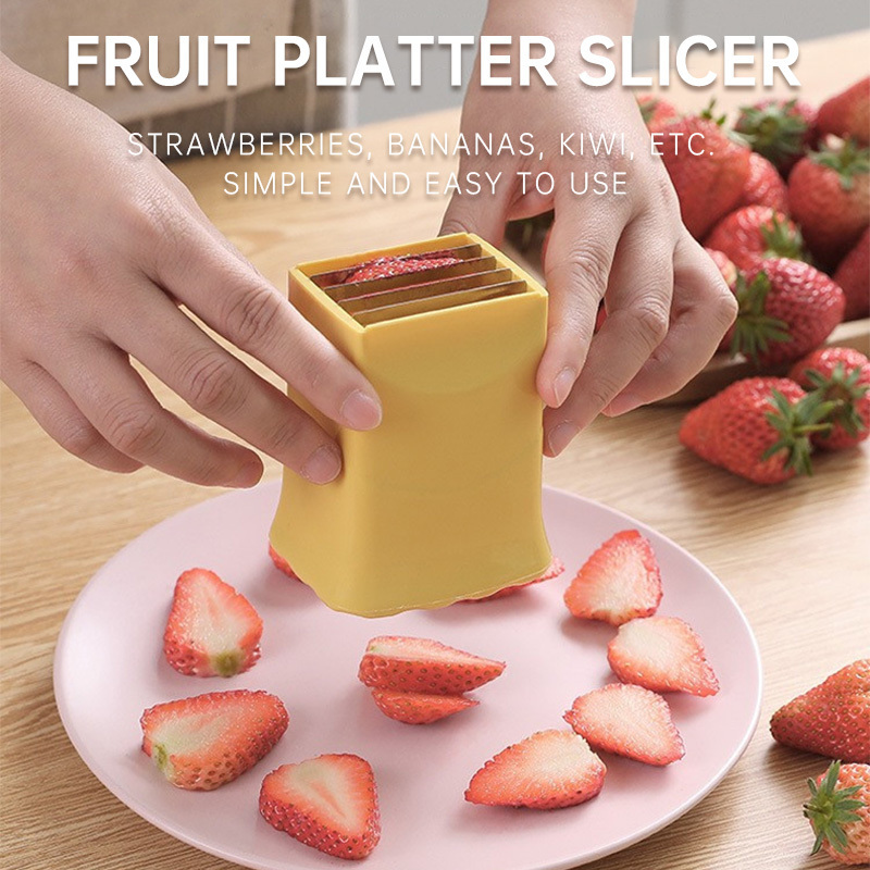 Factory Wholesale Premium Dainty Gadget For Strawberry Banana Fruit Platter Slicer