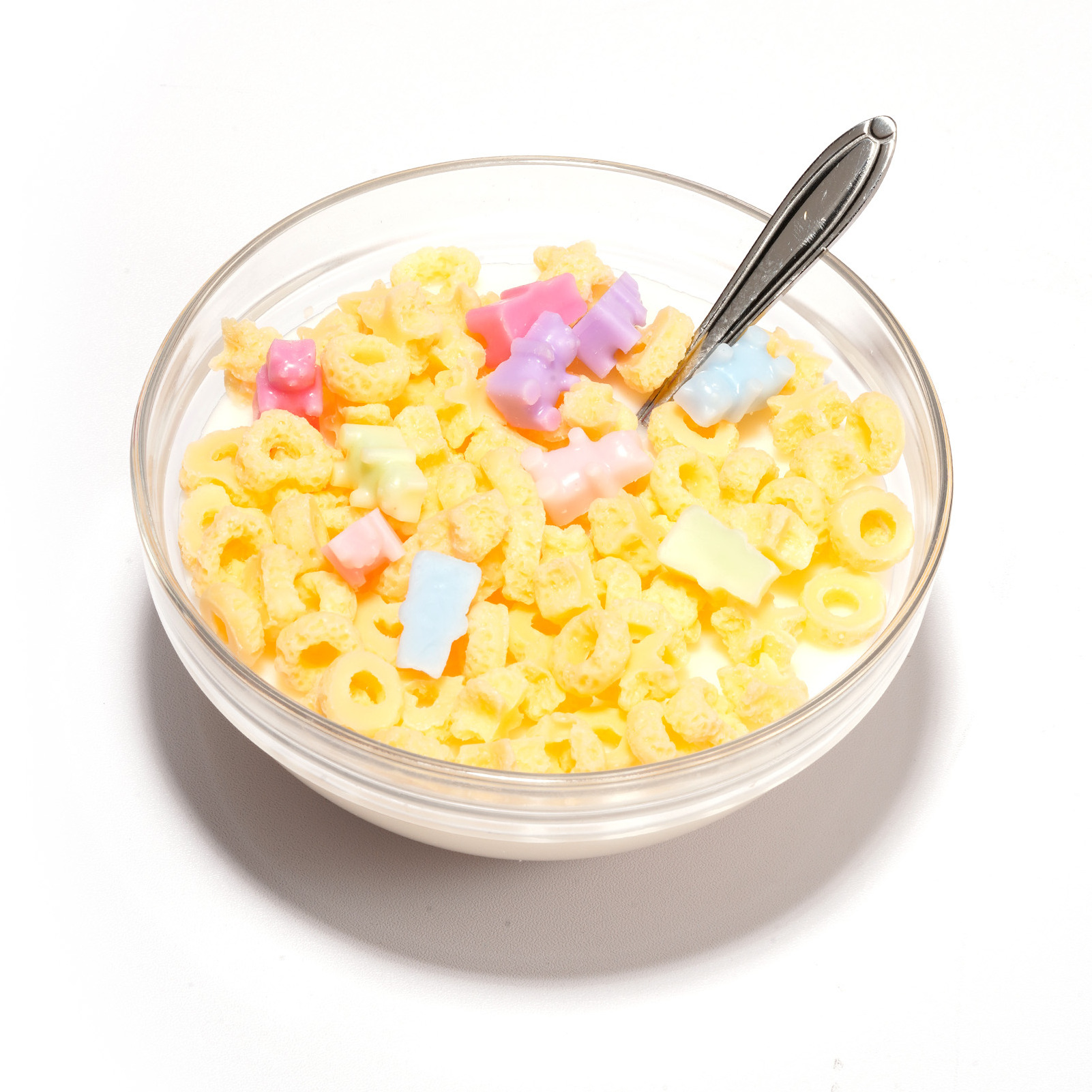 Wholesale Hot Seller Fruit Loops Cereal Candle bowl , HandMade Scented Cereal Candle