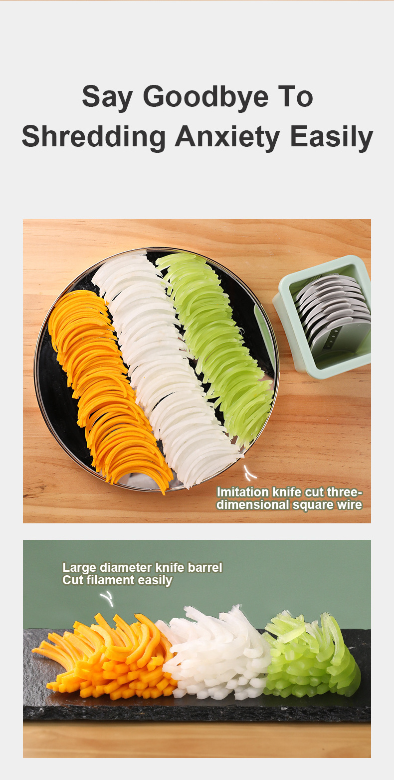 New Style Multifunctional Kitchen Gadgets Peeler Food Vegetable Onion Slicer Mini Food Chopper