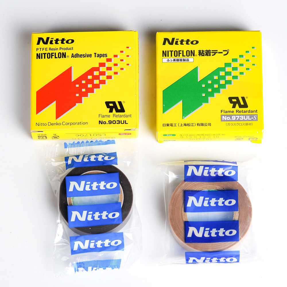 100% Genuine Guaranteed Japan Original Nitto Tape High Temperature Safety Fireproof Sealing Tap Stable Insulation Heat Ptfe Tape