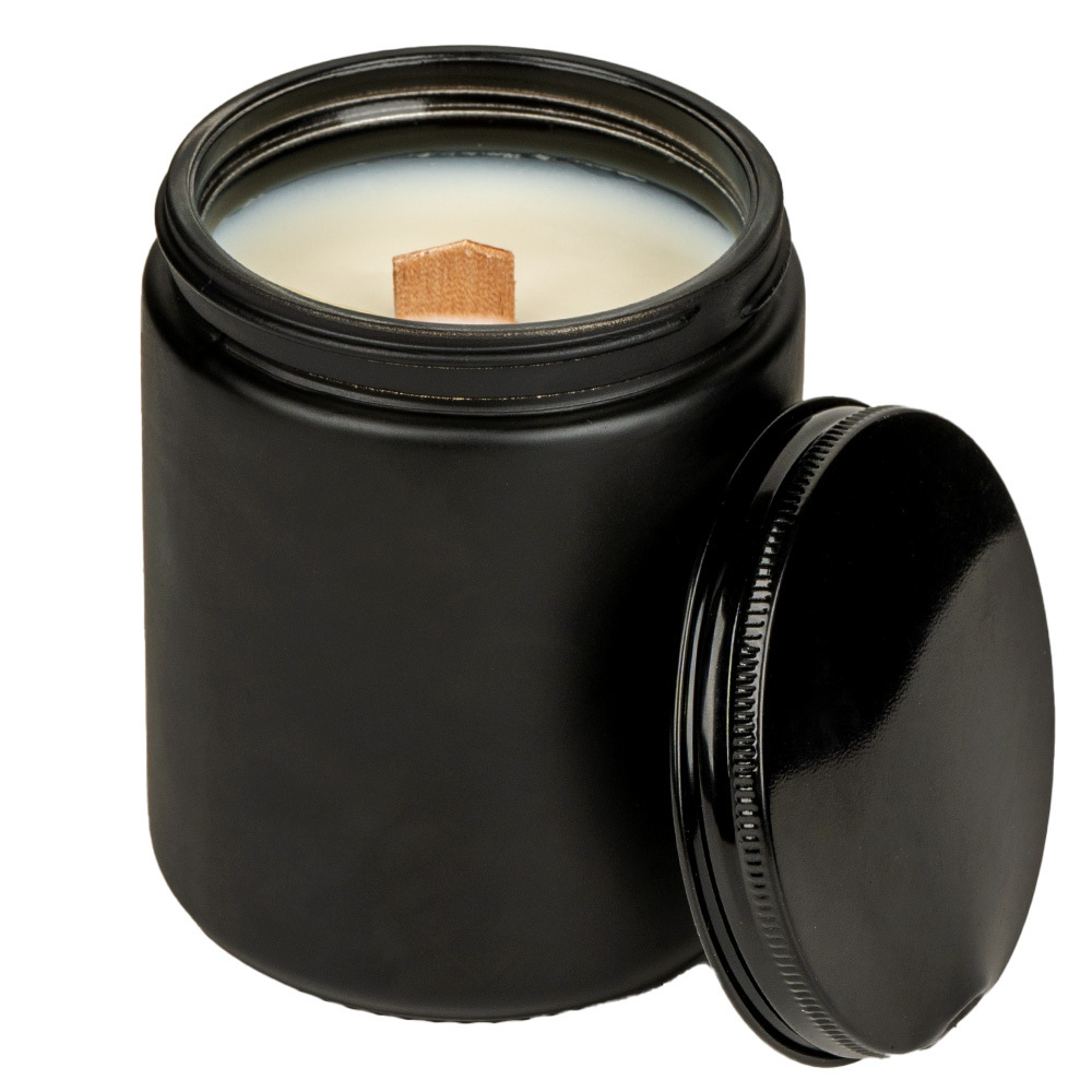 Low Price Pet Friendly Thick Bottom Amber Glass Scented Soy Candle Glass Jar Candle For Home