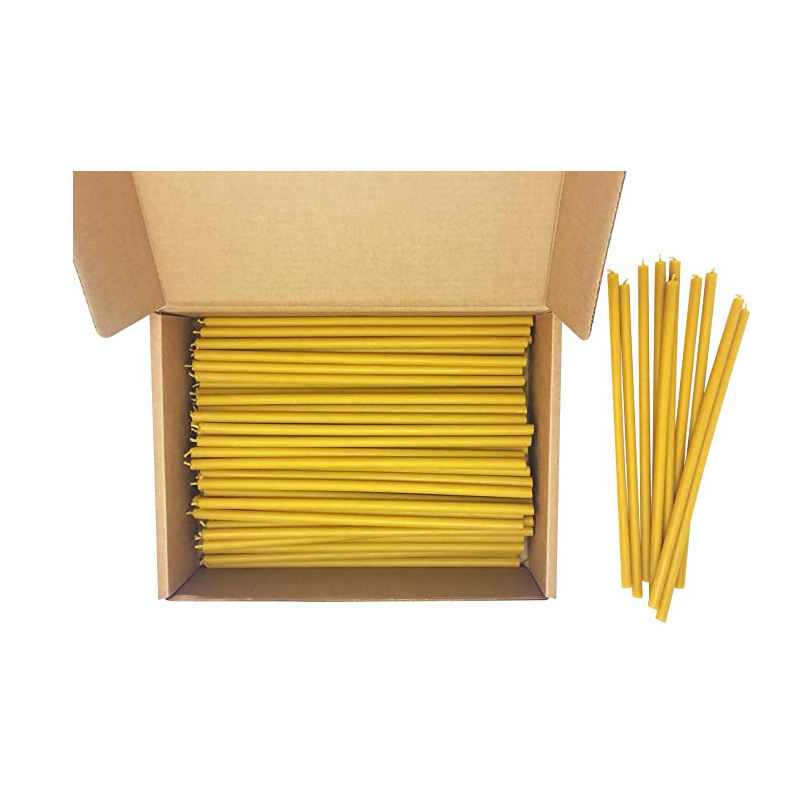 Wholesale Religious Smokeless Pure Beeswax Candles Colorful Birthday Candle Home Beeswax Candle