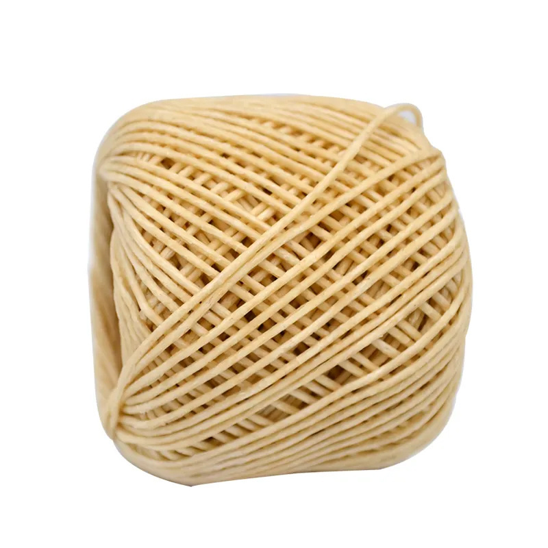 Factory Sale Healthy Wood-Wick Candle Making 100% Organic Hemp Wick With Natural Beeswax Coating