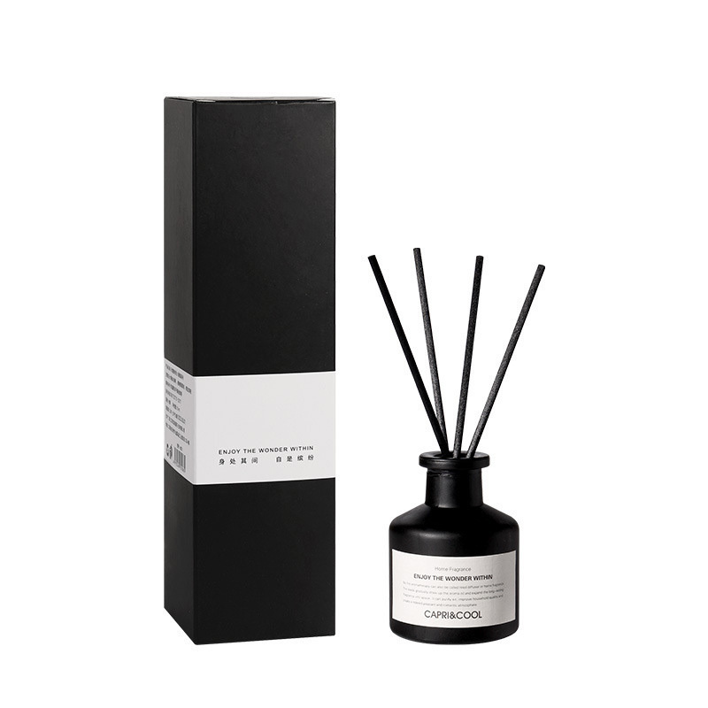 Premium Quality Customized Luxury Fireless 50ML Air Freshener Set With Packaging Boxes Reed Diffuser