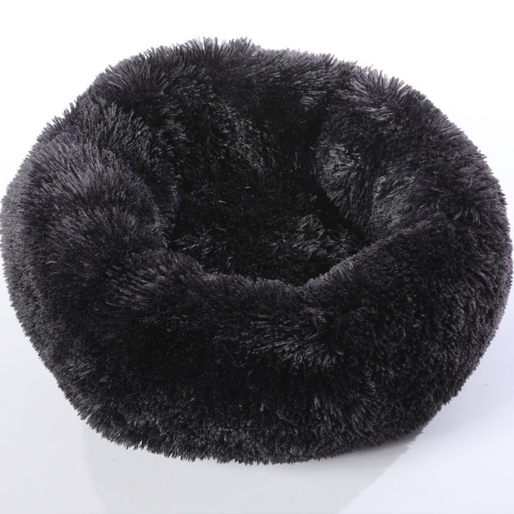 Wholesale Best Selling Factory Design Pet Bed Dog Deep Sleeping Donut Cat Bed Autumn Winter Plush Pet Nest Pet Bed