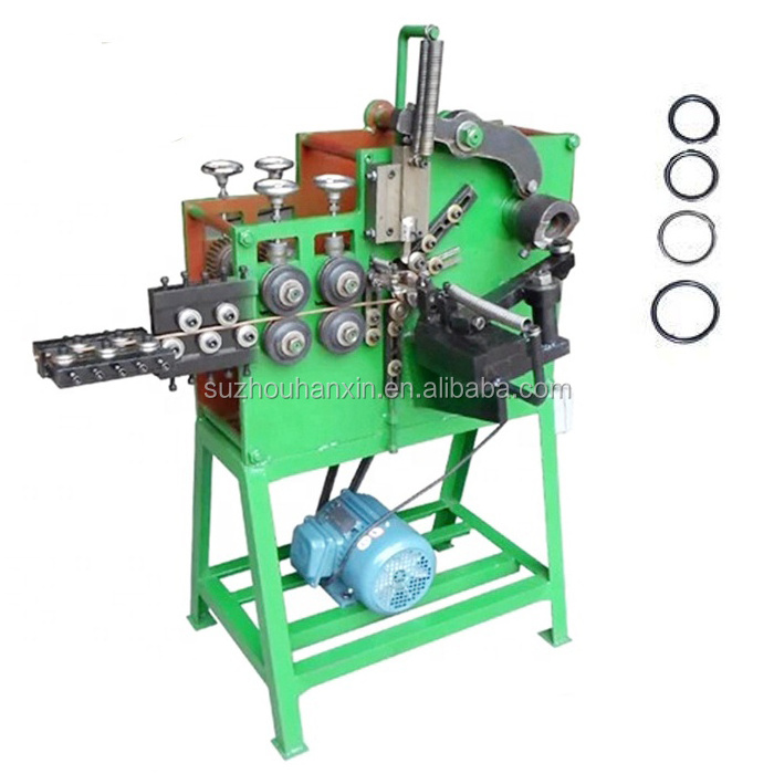 steel wire metal curtain holo rings iron brazing ring making machine