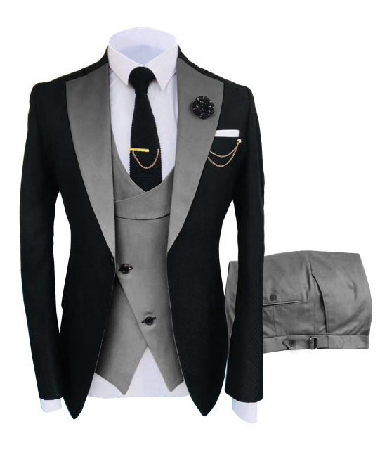 Classic Men'S Top Men'S Double Breasted Wedding Suits For Groom