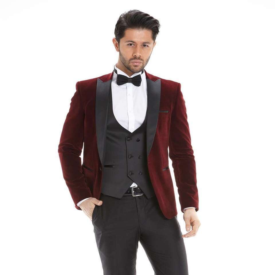 3 Pieces mens suits Italian Luxury Designs Groom Wedding Suit custom suits mens