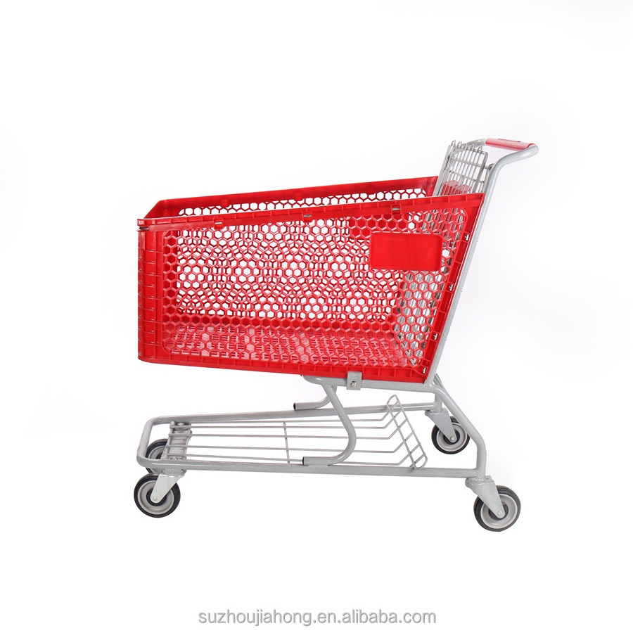 Foldable Shopping Trolley Cart, Folding Shopping Cart Trolley, Plastic Shopping Cart With Seat