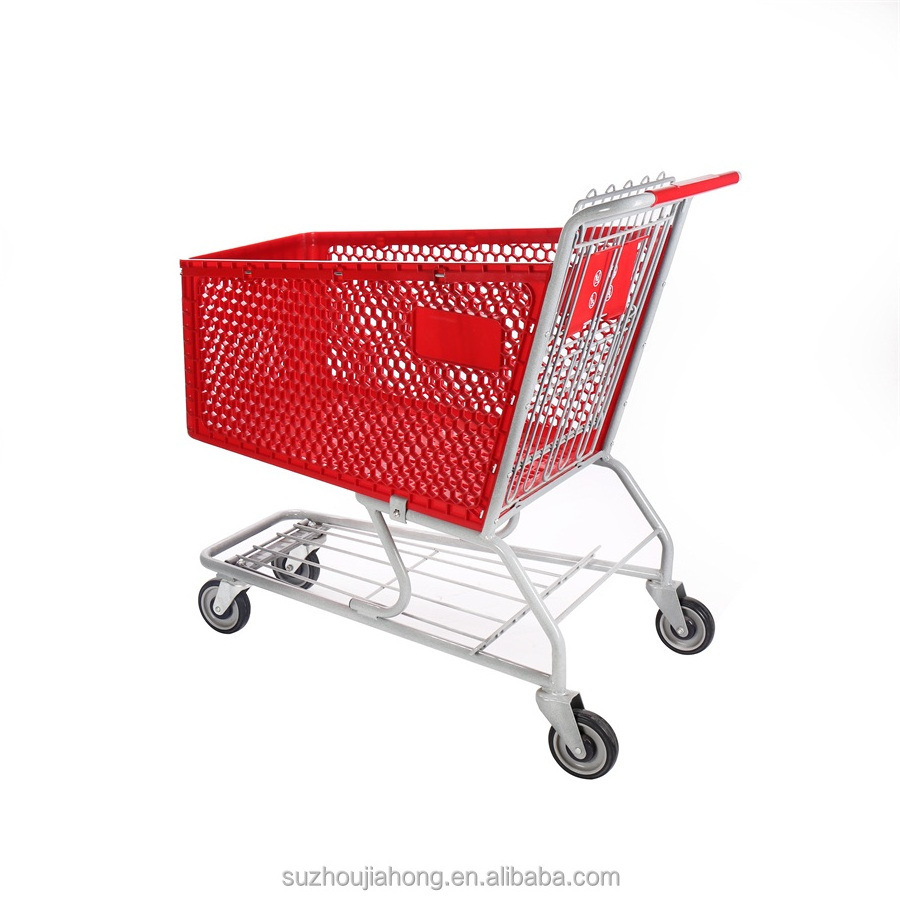 Foldable Shopping Trolley Cart, Folding Shopping Cart Trolley, Plastic Shopping Cart With Seat