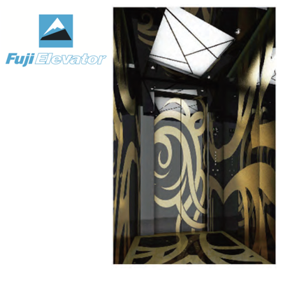 Safe And Reliable High Quality Small Home Elevator Customized Traditional Glass Building Style Graphic Office Technical Parts