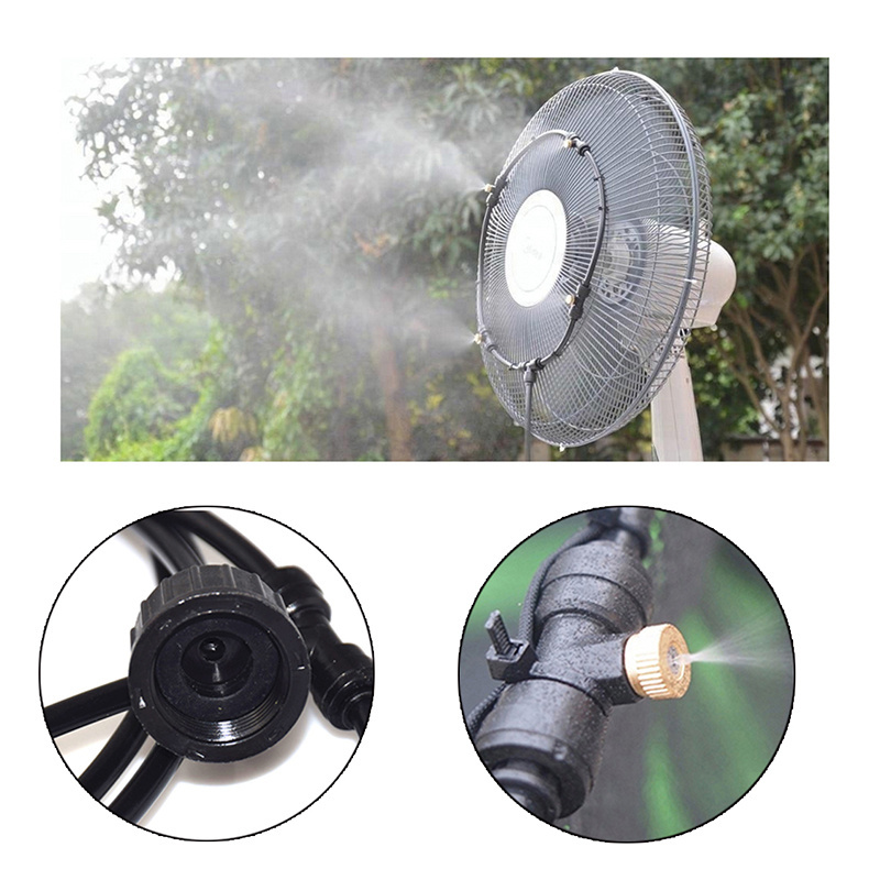 Balidao Brand New Cooling Mist Umbrella Mister Portable Outdoor Porch Fan For Factory