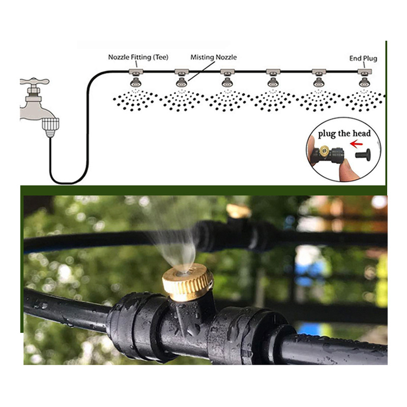 Balidao China Sprinkler Kit Umbrella Misting System Misters Outside Portable For Dust Removal