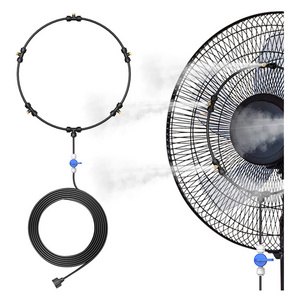 Balidao Hot Selling Mister Hose Attachment Fan Umbrella Big Mist Fans For Corridor