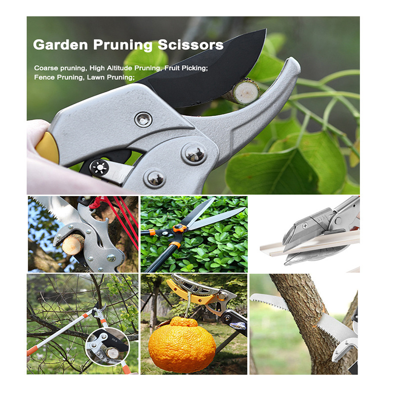 Professional Pruning Gardening Shears Hardware Tools Lever Bypass Lopper With CE Certificate