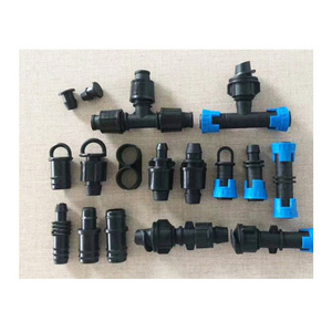 Agricultural Tube Irrigation System Ball Valve Irrigation Nozzle Connector Sprinkler Elbow Tee Reducer Valve Hdpe Pipe Fittings