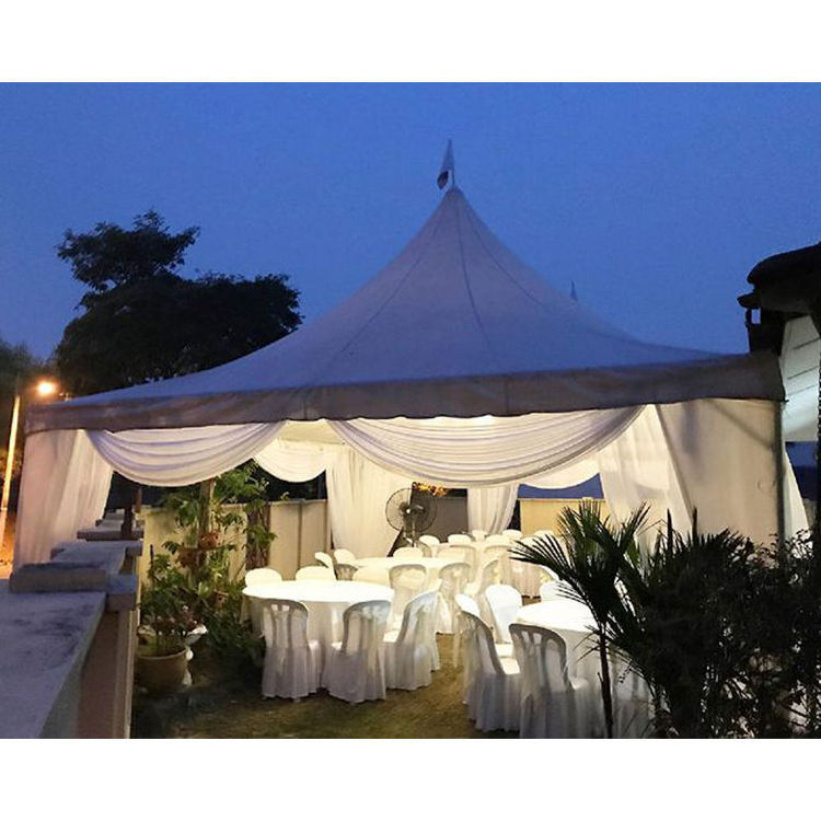 Customization Outdoor pagoda tents PVC fabric party church circus tent for events festival large exhibition pagoda tent