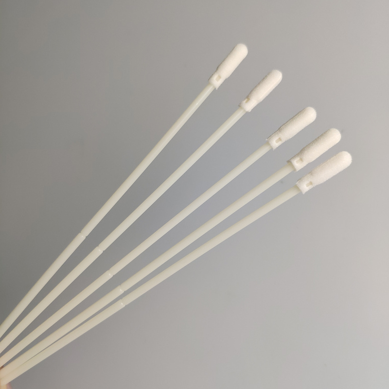 Sample Gathering Swab Foam Tipped Disposable Swab with Breakpoint 80mm