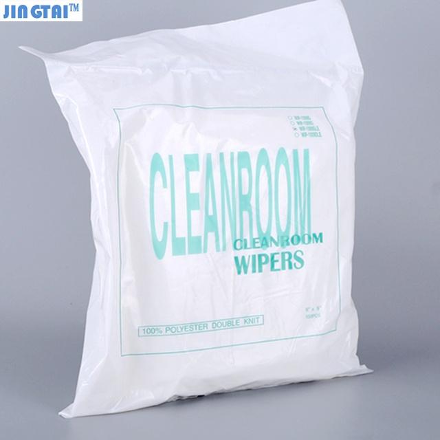 80gsm Microfiber Cleaning Cloth 9*9 Inch Eco Material Cleanroom Cloth