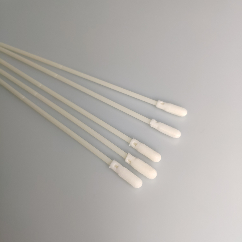 Sample Gathering Swab Foam Tipped Disposable Swab with Breakpoint 80mm