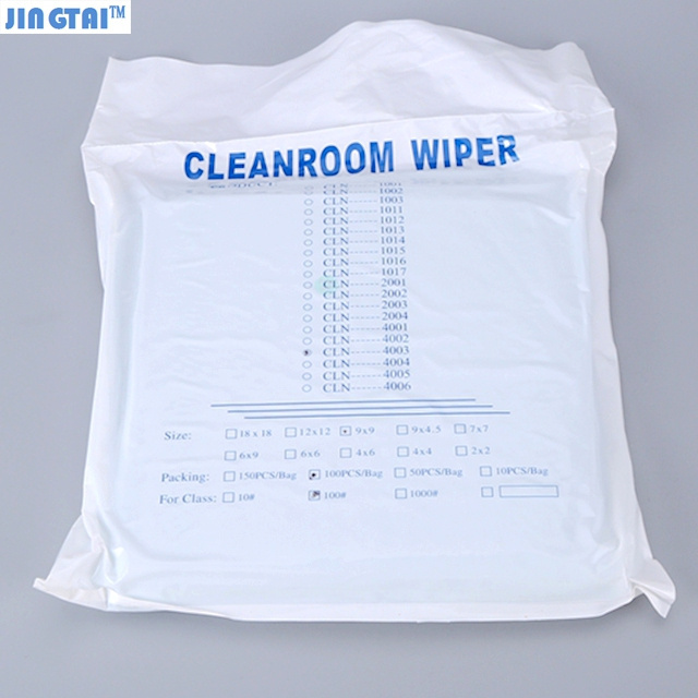 80gsm Microfiber Cleaning Cloth 9*9 Inch Eco Material Cleanroom Cloth